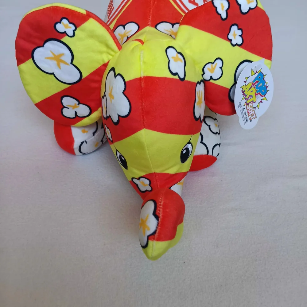 Pop Art Soft Mammouth-Cornelius The Ultra Soft Bean Filled Popcorn Themed Plush